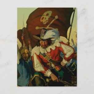 Carte Postale « Stand and Deliver » : une œuvre pirate de NC Wye