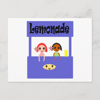 Carte Postale Stand de citronnade