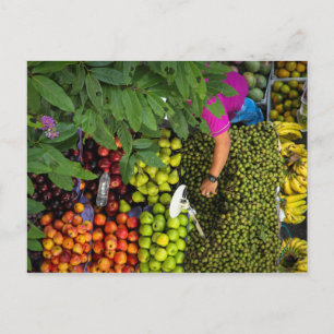Carte Postale stand de fruits, Medellin, Colombie, 2013