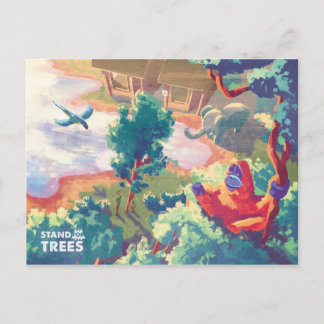 Carte Postale Stand For Trees
