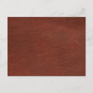 Carte postale standard en cuir
