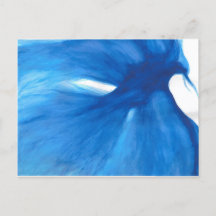 Carte postale standard Phoenix Peint Bleu