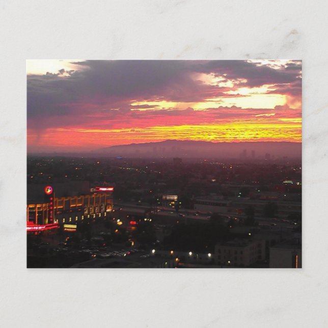 Carte postale Staples Center | Beaux couchers de s (Devant)