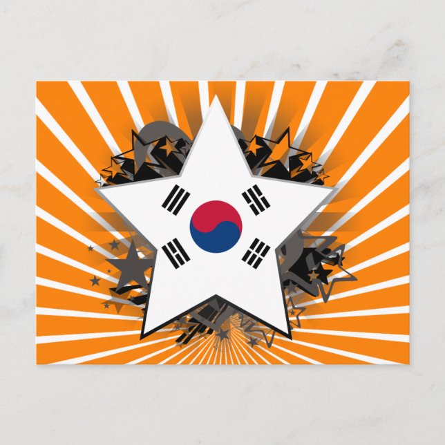 Carte Postale Star de Corée du Sud (Devant)