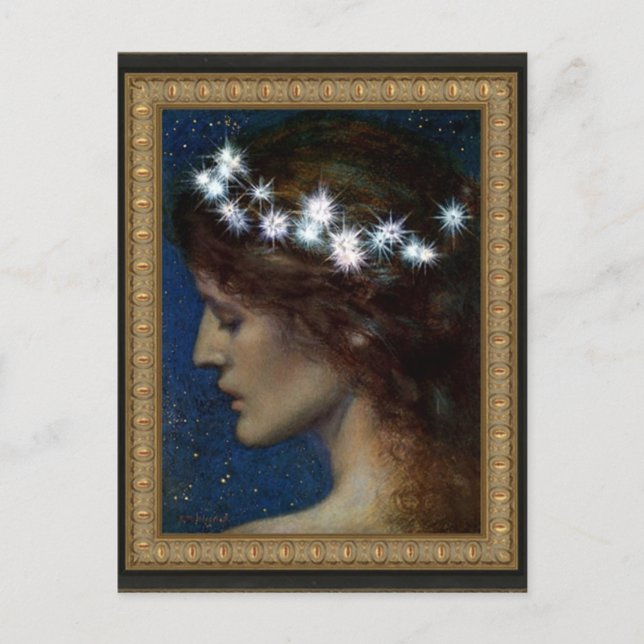 Carte Postale Star du ciel par Edward Robert Hughes (Devant)