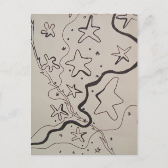 Carte Postale Star Trails (Devant)