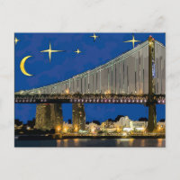 Starry Night Ben Franklin Bridge