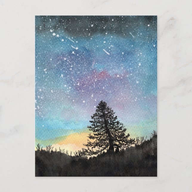 Carte Postale Starry Sky (Devant)