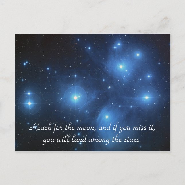 Carte Postale Stars espace ciel nuit inspiration rêve vie (Devant)