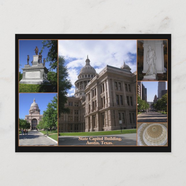 Carte Postale State Capitol Building, Austin, Texas (Devant)
