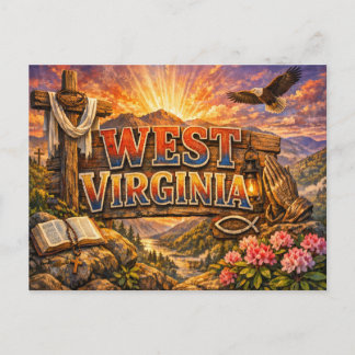 Carte Postale State of Grace Spiritual Postcard 