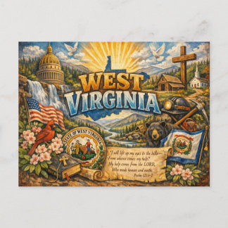 Carte Postale State of Grace Spiritual Postcard 