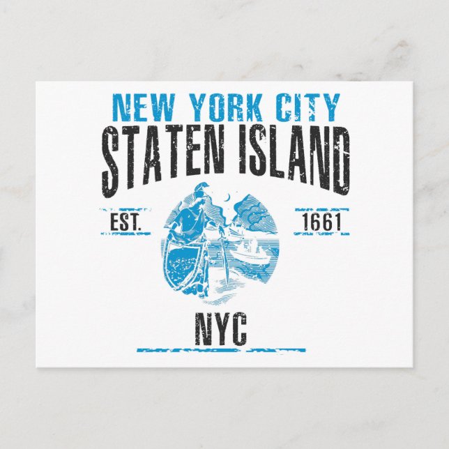 Carte Postale Staten Island (Devant)