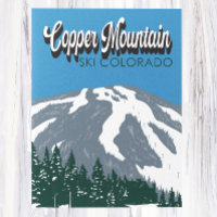 Station de ski de Copper Mountain Colorado Vintage