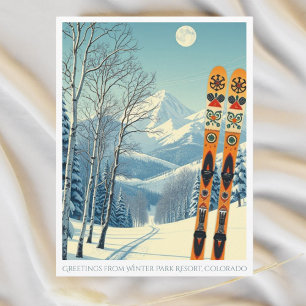 Carte Postale Station de ski de Winter Park Resort Colorado cart