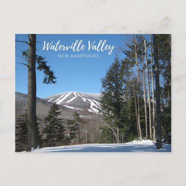 Carte Postale Station de ski Waterville Valley New Hampshire (Devant)