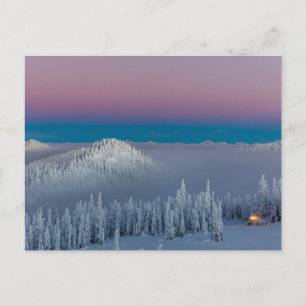 Carte Postale Station de ski Whitefish Mountain à Whitefish, Mon