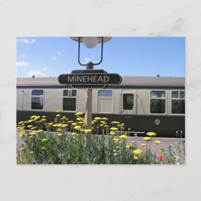 Carte Postale Station Minehead, Somerset (Devant)