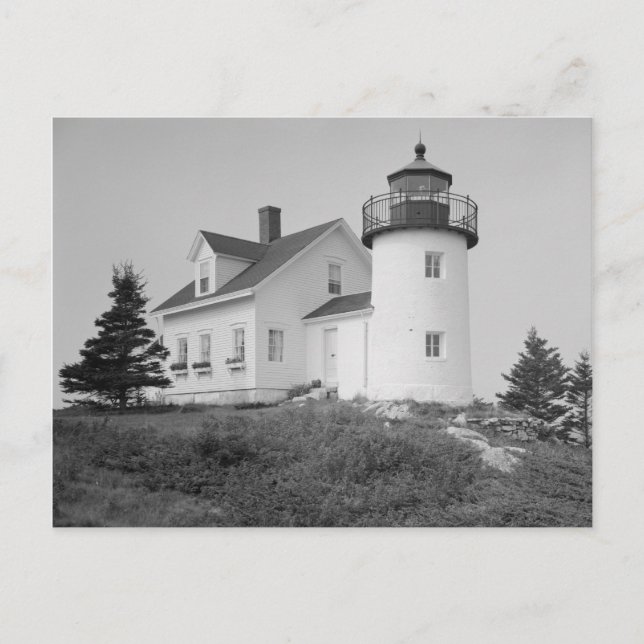 Carte Postale Station phare de citrouille Island (Devant)
