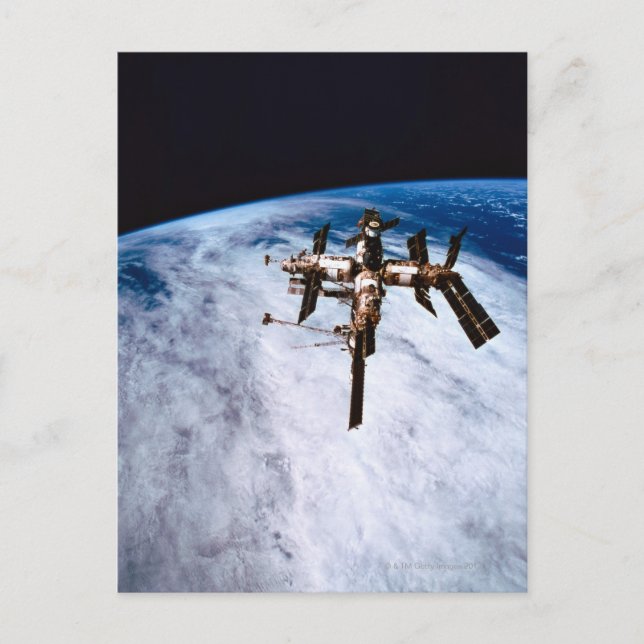 Carte Postale Station spatiale en Orbit 11 (Devant)