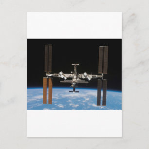 Carte Postale Station spatiale internationale — vue d'Atlantis