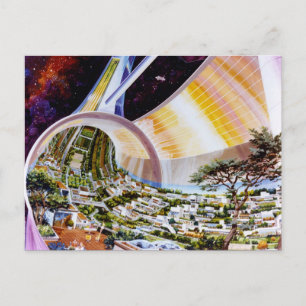 Carte Postale Station spatiale Ring - Future Hors-Monde