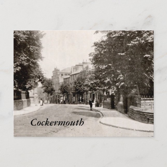 Carte Postale Station Street, Cockermouth (Devant)