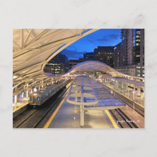 Carte Postale Station Union de nuit avec une ligne A pour DIA