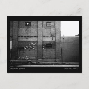 Carte Postale Station Wagon Urban Industrial Cityscape