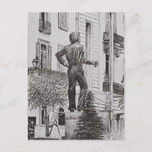 Carte Postale Statue à Cannet 2014