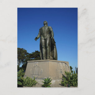 Carte postale Statue Christophe Colomb