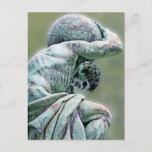 Carte Postale Statue de Bismarck, Berlin, Atlas du Dieu grec, Ba
