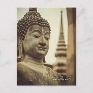 Carte Postale Statue de Bouddha Ayutthaya Thaïlande
