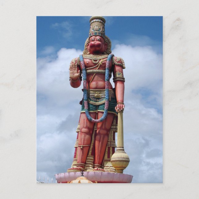 Carte Postale Statue de Hanuman de 25 mètres, Carapichaima, Trin (Devant)