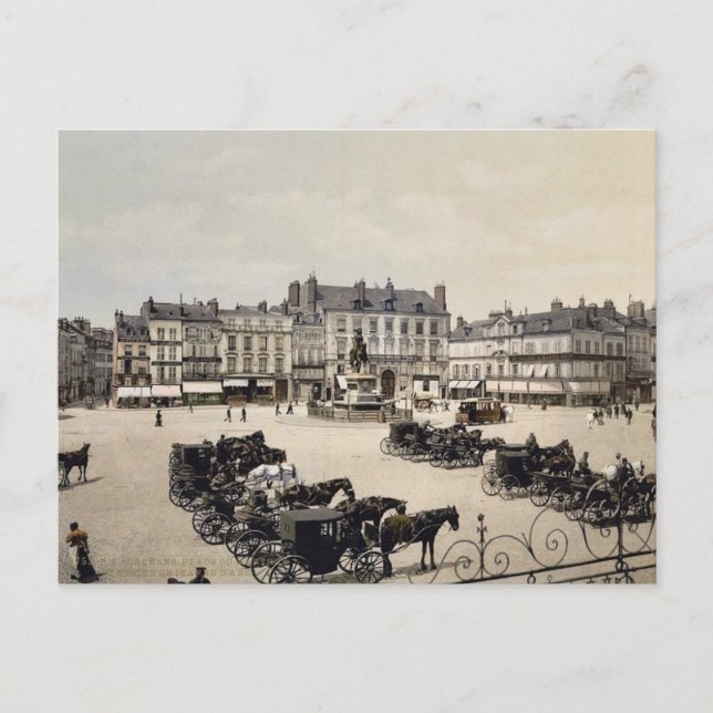 Carte Postale Statue de Jeanne d'Arc par Foyatier dans les Marty (Devant)