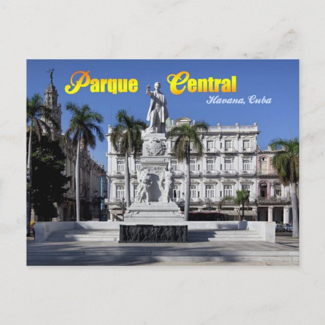 Carte Postale Statue de José Marti à La Havane, Cuba (Devant)