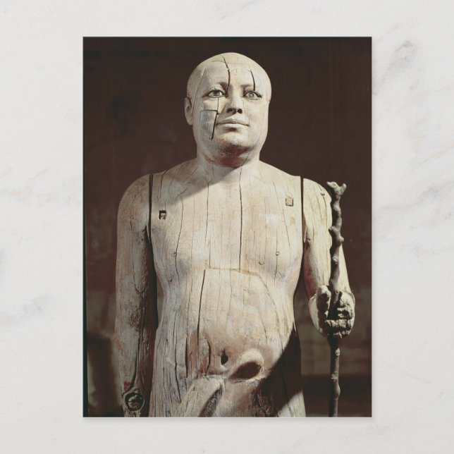 Carte Postale Statue de Ka-Aper (Devant)
