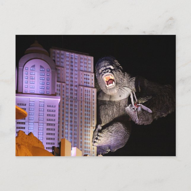 Carte Postale Statue de la gorille n° 1 (Devant)