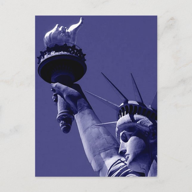 Carte Postale Statue de la Liberté (Devant)