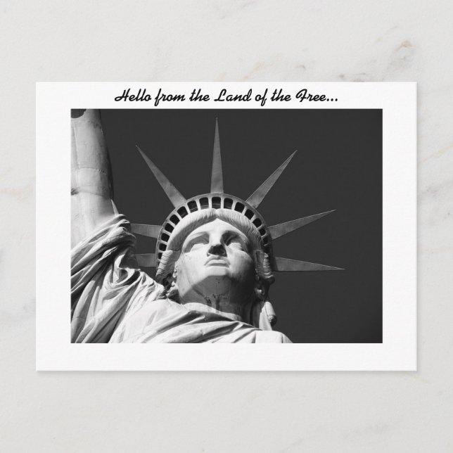 Carte postale Statue de la Liberté (Devant)