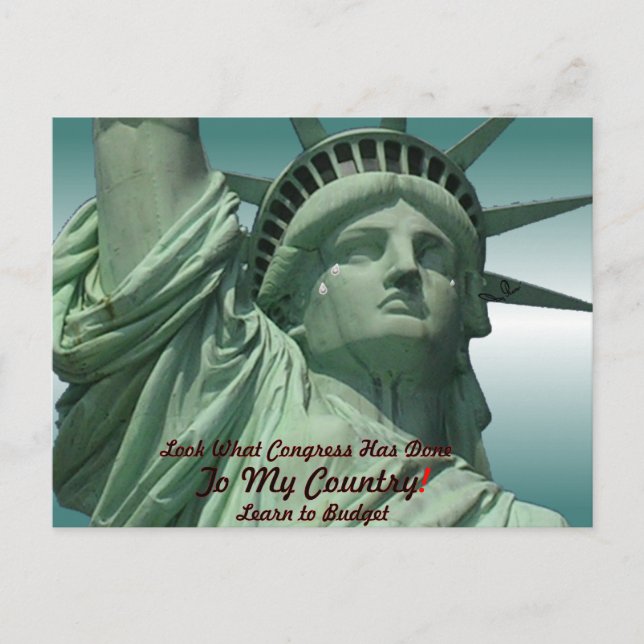 Carte Postale Statue de la Liberté (Devant)