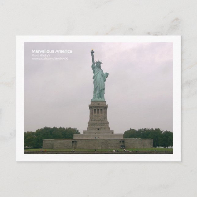 Carte Postale Statue De La Liberté (Devant)