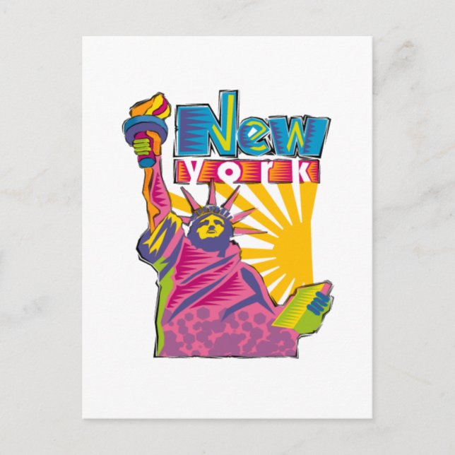 Carte Postale Statue de la Liberté (Devant)