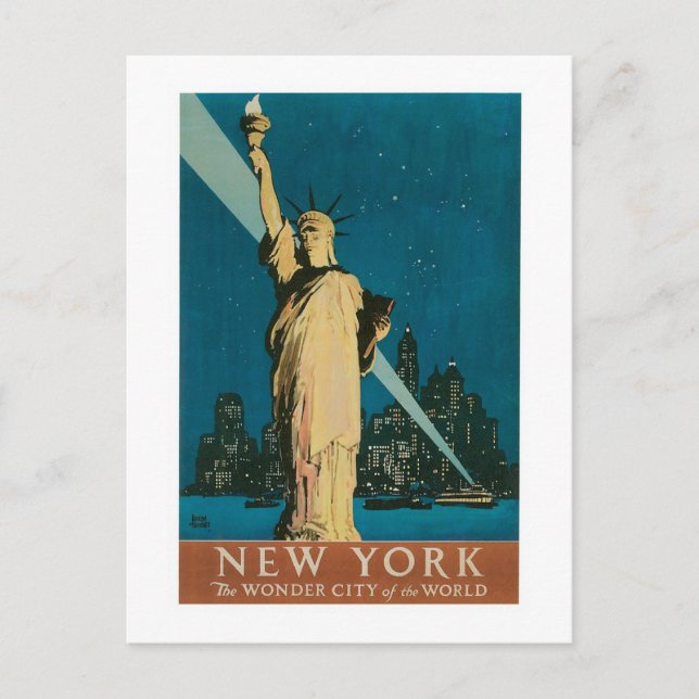 Carte Postale Statue de la Liberté (Devant)