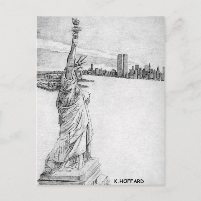 Carte Postale "Statue de la Liberté" (Devant)