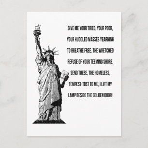 Carte Postale Statue De La Liberté Le Nouveau Colosse
