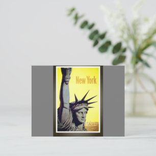 Carte Postale Statue De La Liberté, New York