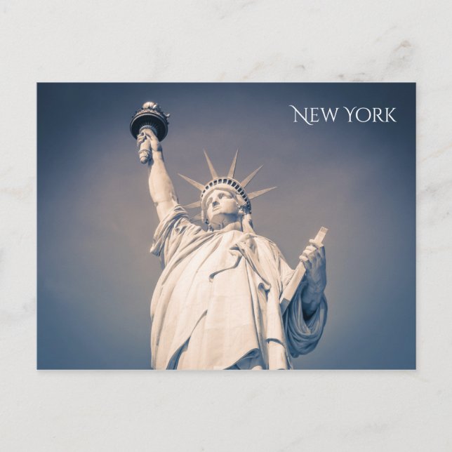 Carte postale Statue de la Liberté New York (Devant)