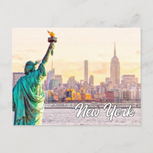 Carte Postale Statue De La Liberté, New York, États-Unis