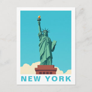Carte Postale Statue de la Liberté USA New York vintage